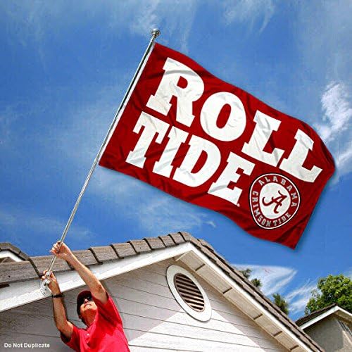 Alabama Crimson Tide ROLL TIDE Double Sided Flag