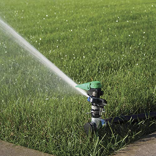 Rain Bird P5-R Plus Plastic Impact Sprinkler With Nozzle Set, Adjustable 20° - 360° Pattern, 25' - 41' Spray Distance #TOP3