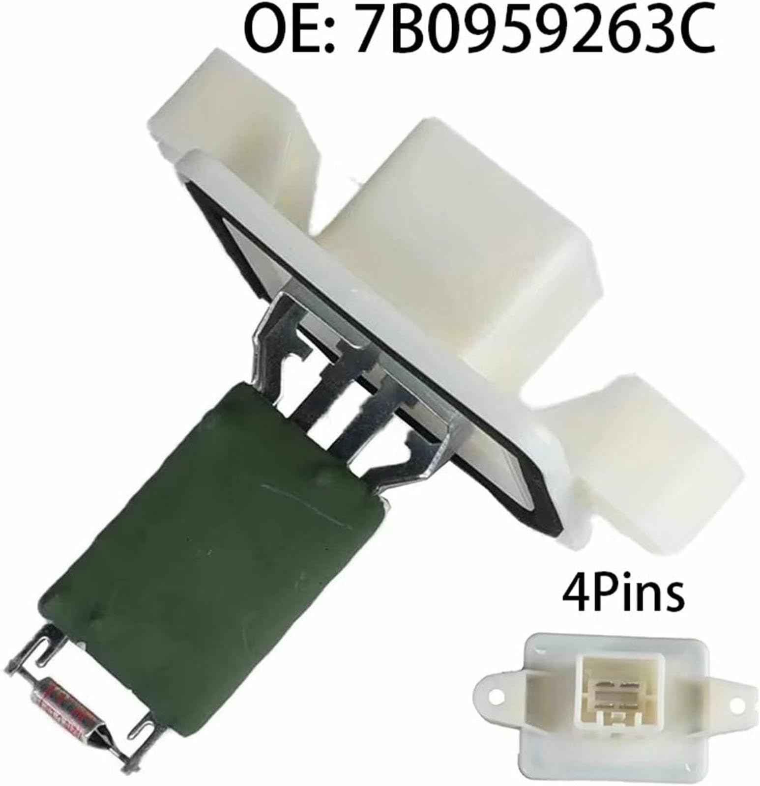 Resistencia del Motor del Ventilador del Calentador De Coche para VW para Routan (2009, 2010, 2011, 2012, 2013, 2014) Módulo Regulador De Velocidad 7B0959263C 6578789