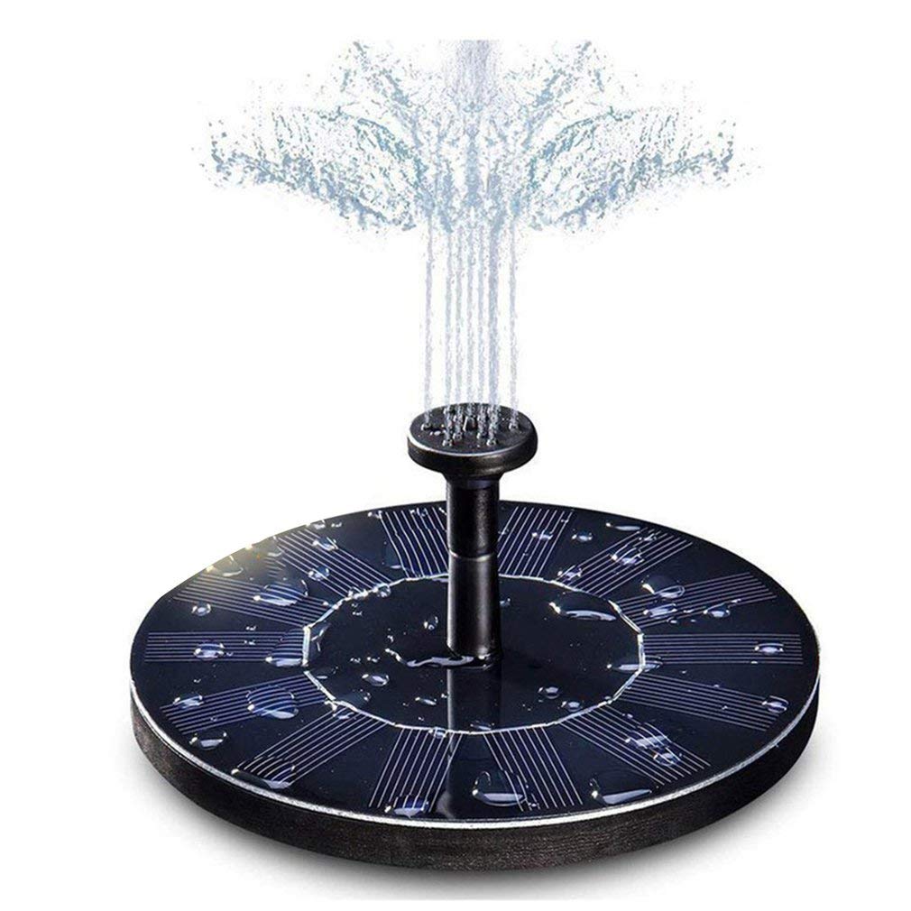 JunziWing Hoomin Garden Patio Decor Fountain For Garden Pool Pond Floating Fountain Solar Fountain Solar Panel