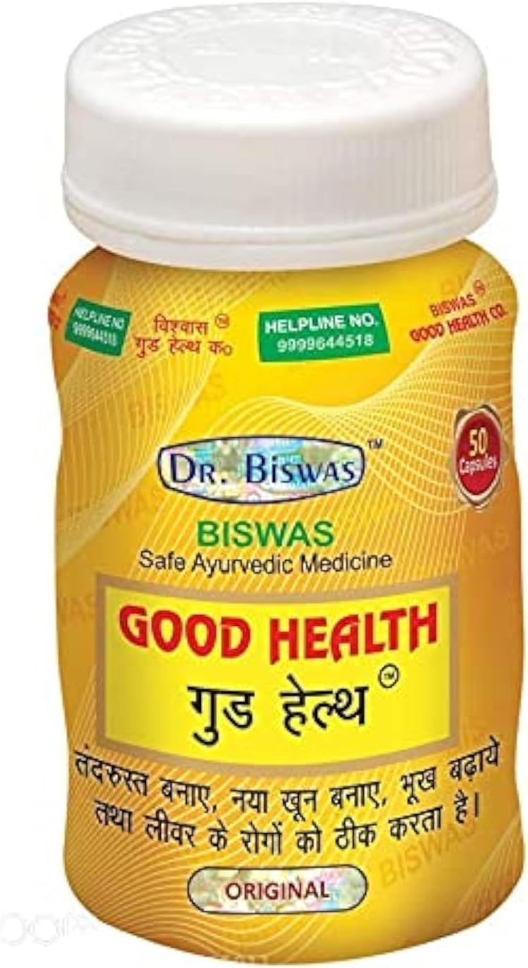 Goodhealth Dr. Biswas Weight Gainer, Heal & Protect Liver || Energy-Immunity Booster Capsule -50 (Pack of 1)