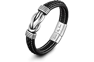 Grandmother and Grandson Forever Linked Together Bracelet Set