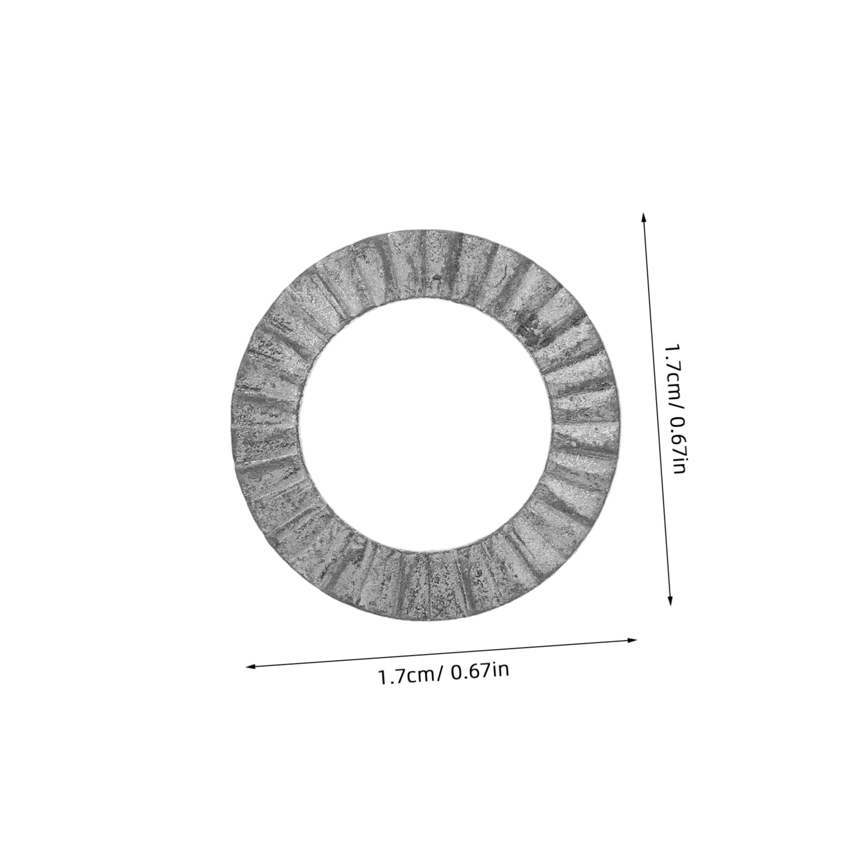 CIYODO Secure Fastening Lock Washers M10 20pcs Steel Wedge Washers Interlocking Teeth for Industrial and Home