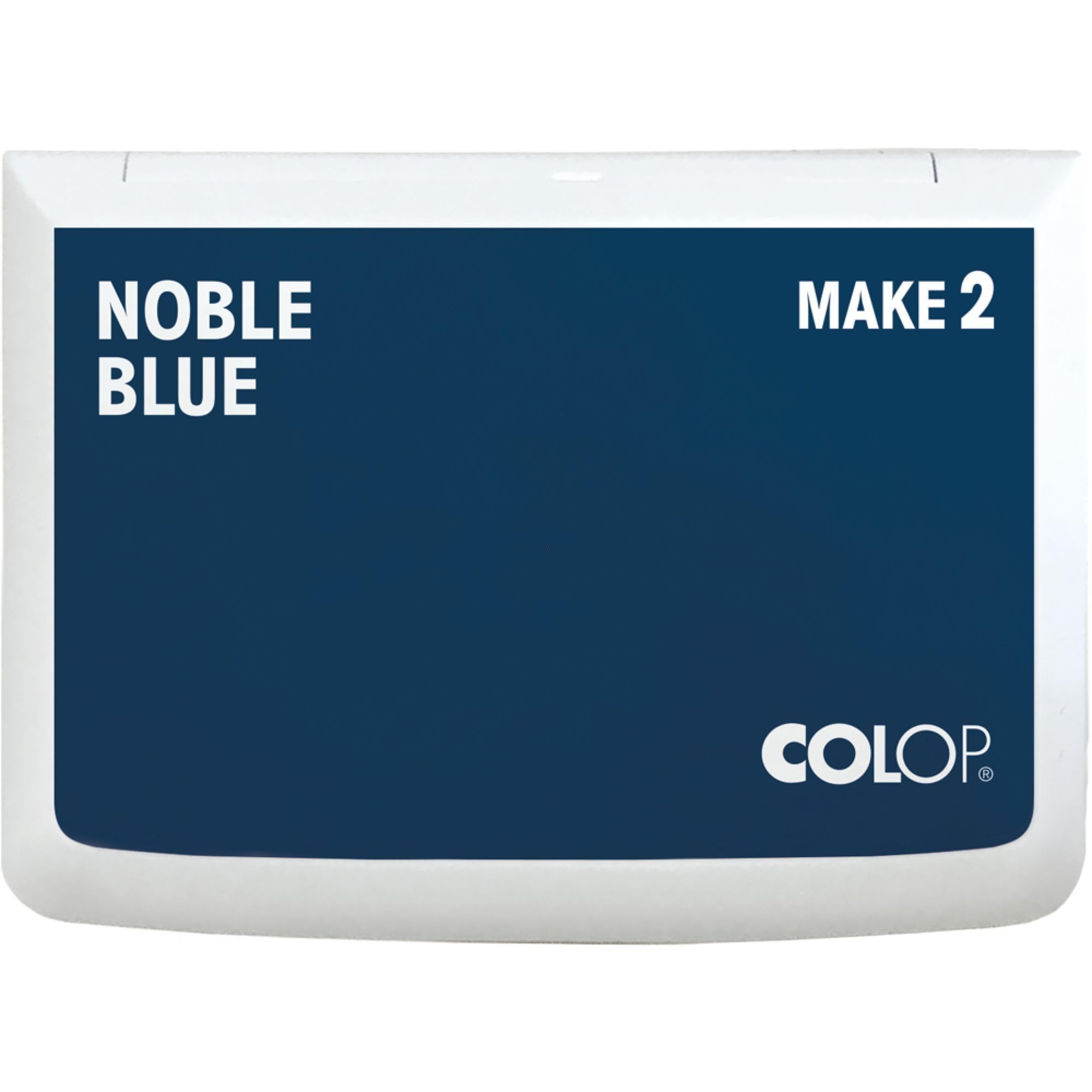 COLOP Ink pad Make 2 Noble Blue 70 x 110 mm, Cushion for Traditional Hand Stamps and Creative Stamps