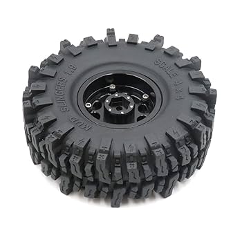 フルアルミ1.9ビードロックホイール タイプA 4本 1.9inch アルミ製ビードロックホイール(Black) 4本Set Crawler