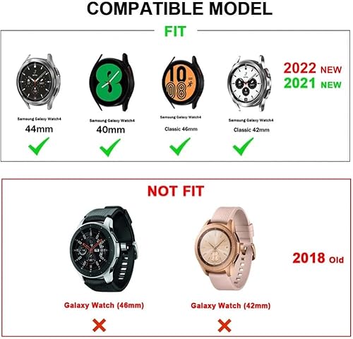 Miniatura 7 de PINHEN Correa para Galaxy Watch 654 de 1.575 pulgadas, 1.732 pulgadas, 6, clásica, de 1.654 pulgadas, 1.732 pulgadas, correa de reloj inteligente