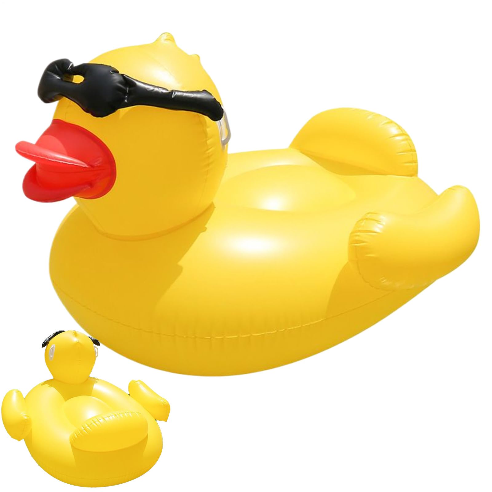 Lit gonflable de piscine canard pour vos fêtes d'été - 8