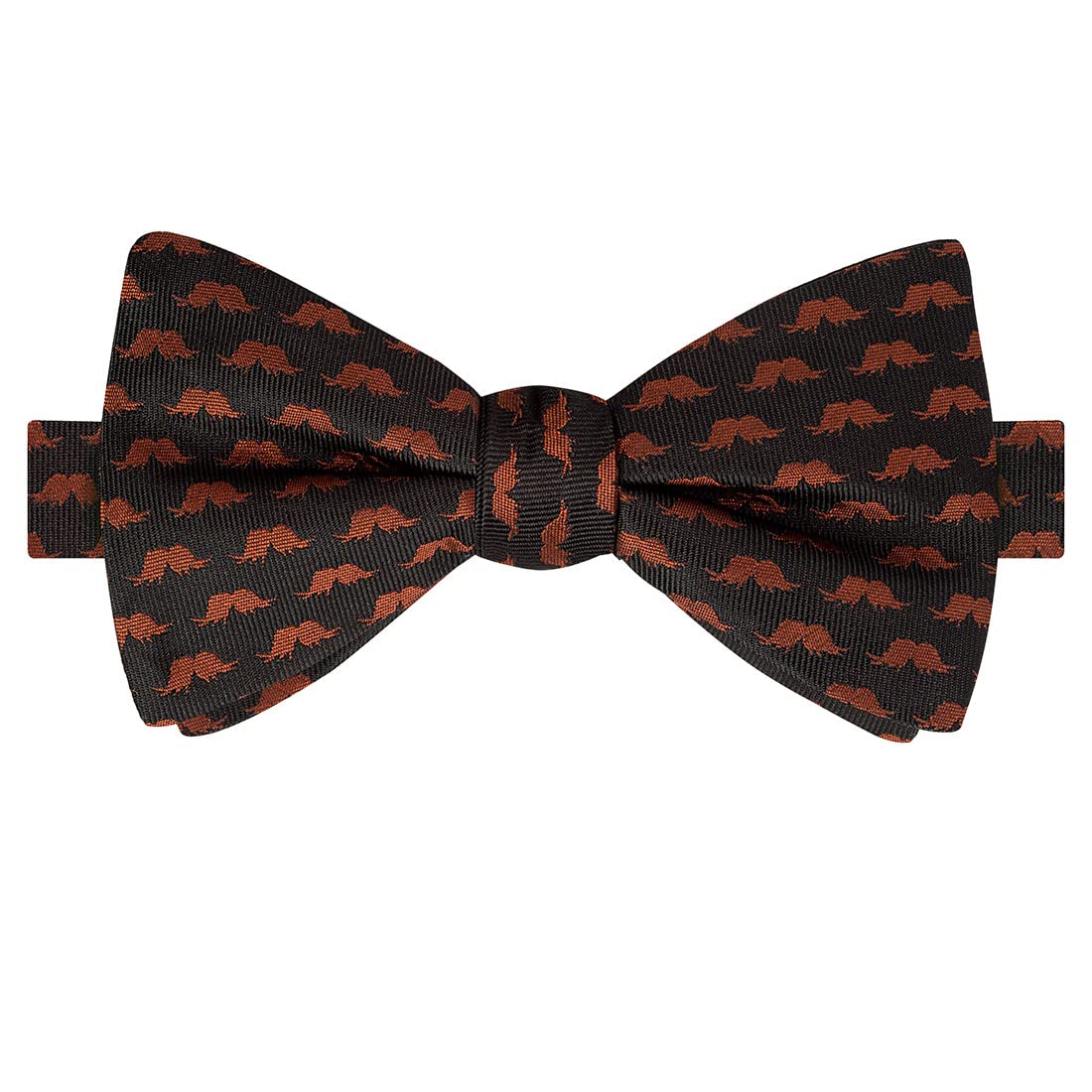 KissTiesMens Pre-Tied Bow Tie Moustache Novelty Movember Bowties