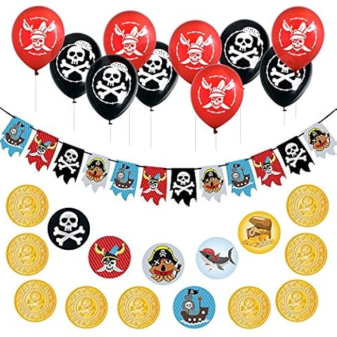 Oblique Unique Pirate Party Decoration Set Cover