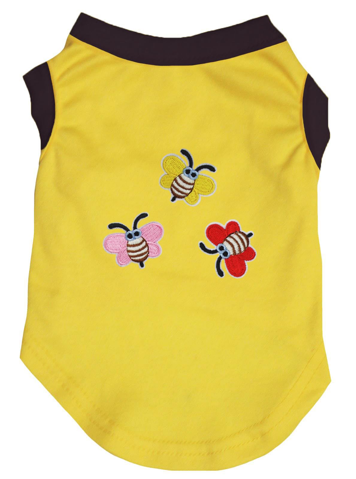 Chemise pour chien XXXL Jaune et Noir motif Triple Little Bees
