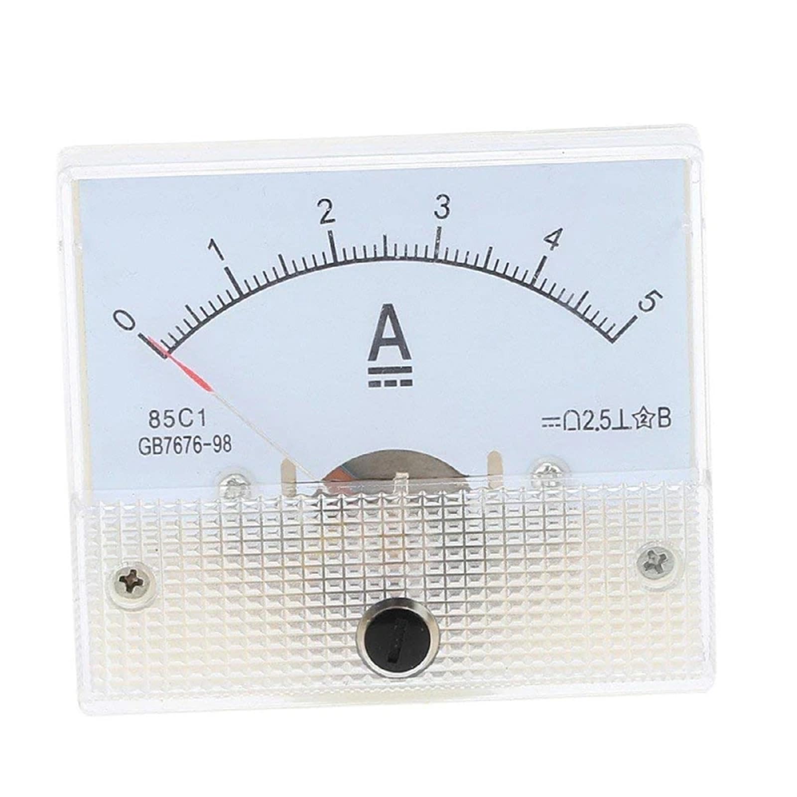 85C1 Misuratore di corrente analogico da pannello DC 1A2A3A5A10A20A30A 50A 100A Amperometro for test di circuito Carica batteria Ampere Tester Gauge 1 pz(30A)