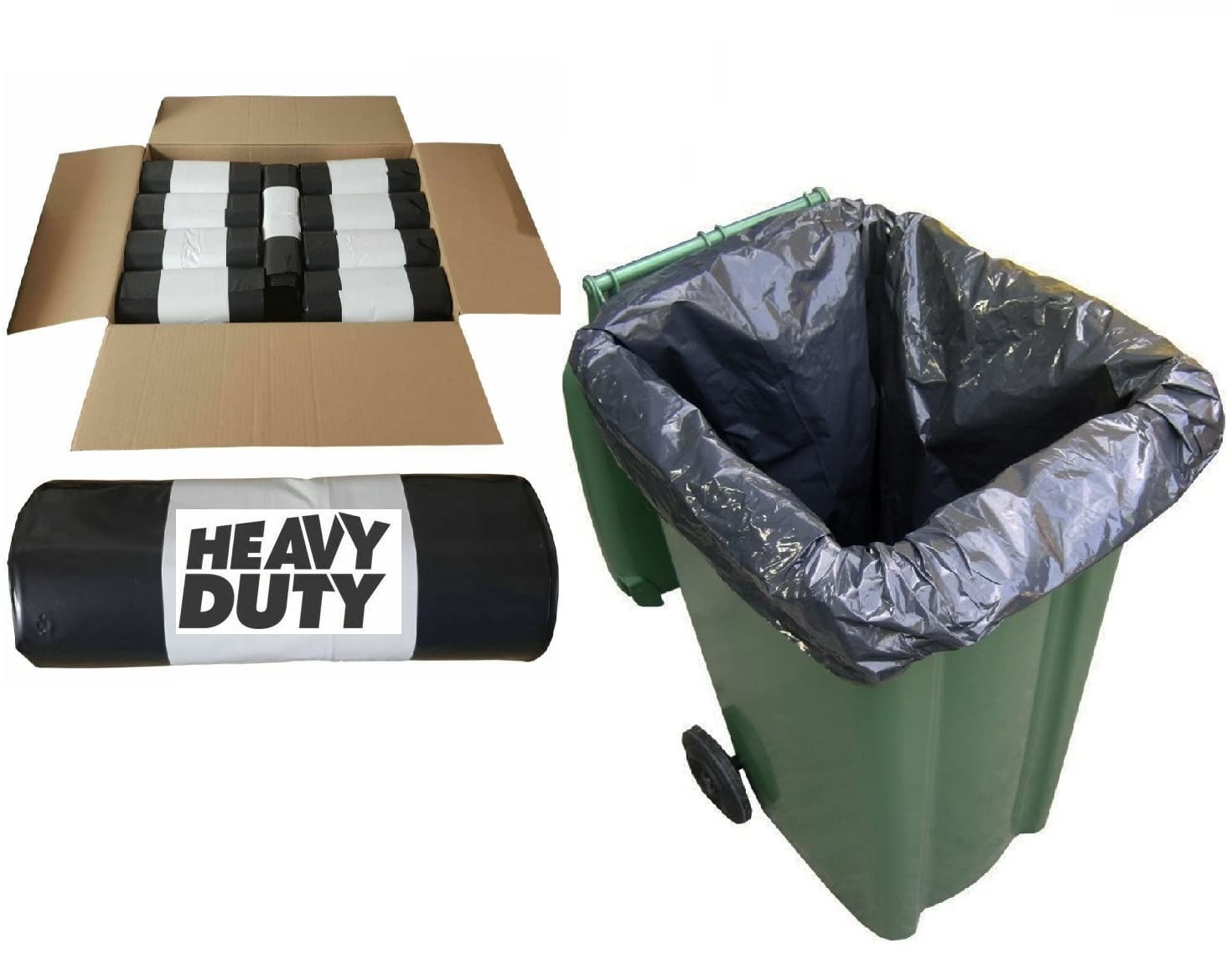 Waste Bin Recyclable Wheelie Bin Liners Black Wheelie Bin Liner