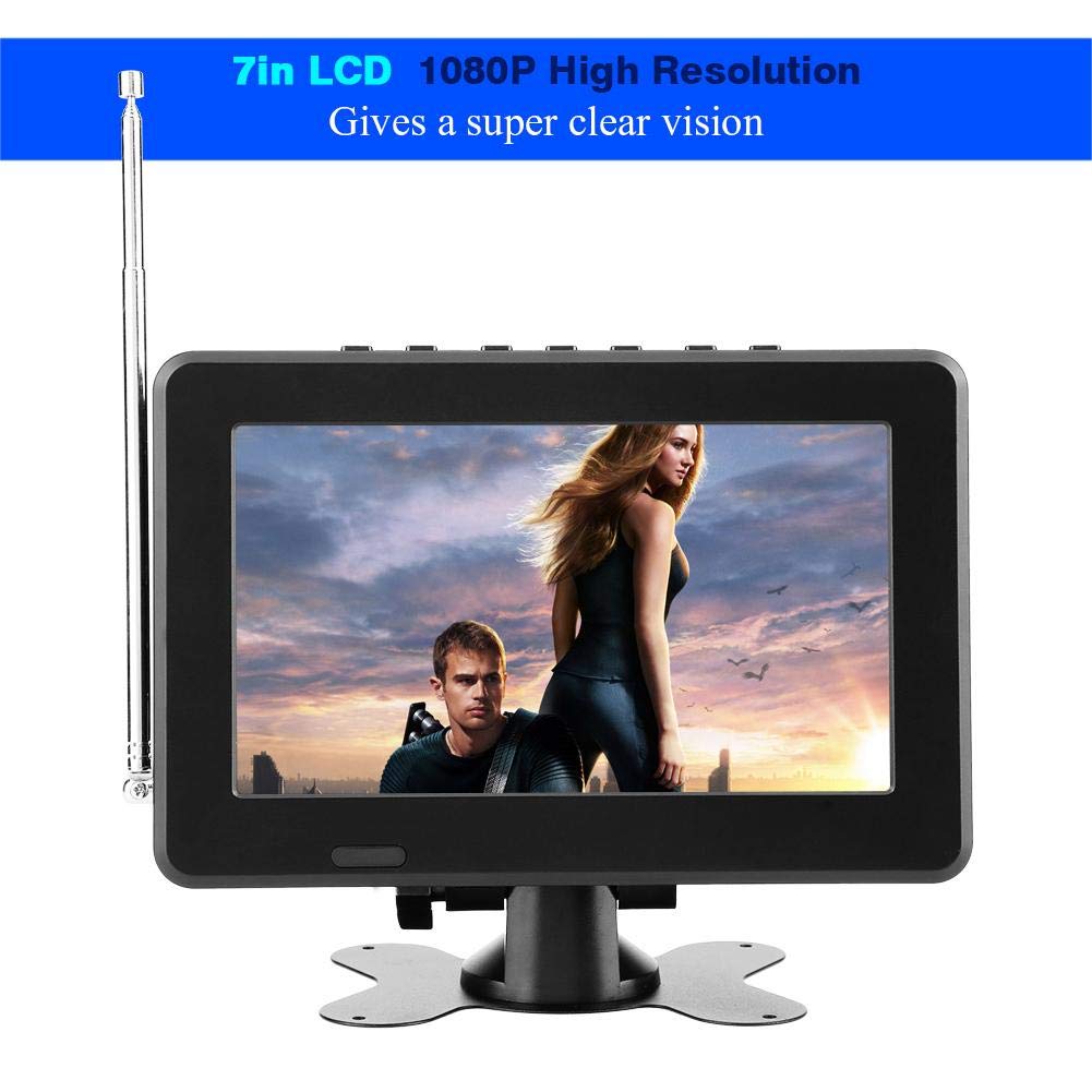 Tyler TTV706 10” Portable Widescreen 1080P LCD TV with Detachable