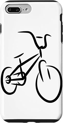 Vista 28 de iPhone 12 mini BMX Bike Drawing BMX Cyclist Bike Motocross Case