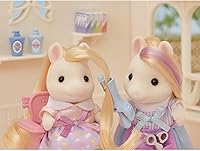 Vista 23 de Calico Critters Pony's Vanity Dresser Set, juego de casa de muñecas con figura y accesorios