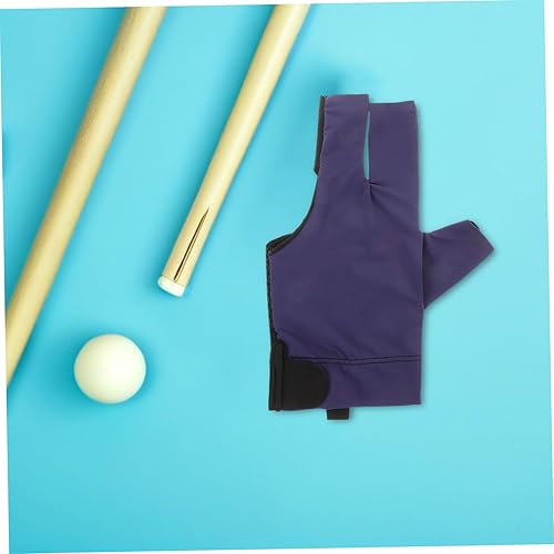 Miniatura 7 de UPKOCH Guante de billar transpirable para zurdos, diseño de dedo para billar y piscina, resistente al sudor, pantalla táctil, compatible con
