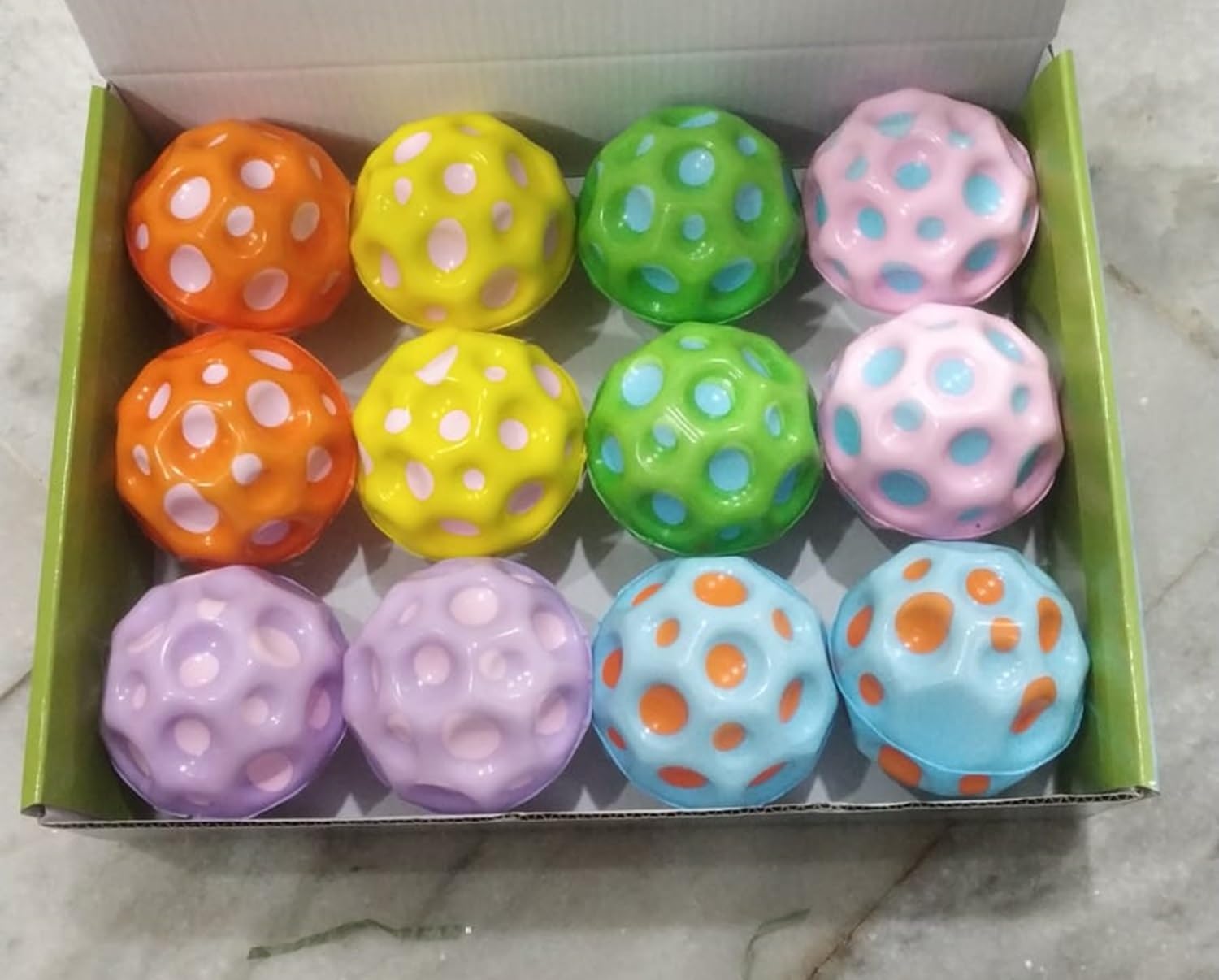 JD Toyz (3) High Bouncing Moon Ball for Kids with Soft Rubber, Easy Grip, Very High Bouncing Makes a Popping Sound Bouncy Balls for Children Pack of 3 Multicolor Moon Bouncing Small Balls. (B0D6H29B96) Amazon Price History, Amazon Price Tracker