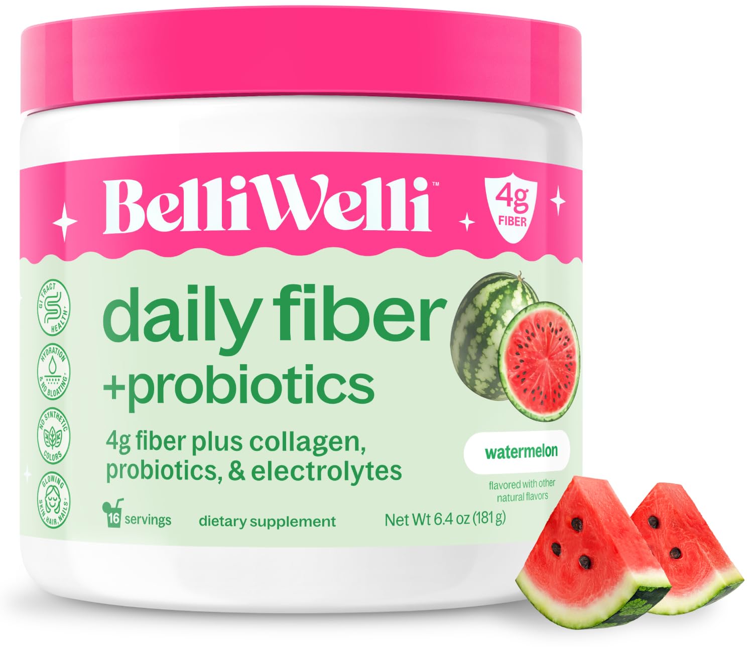Belli Welli Fiber Supplement (Watermelon)