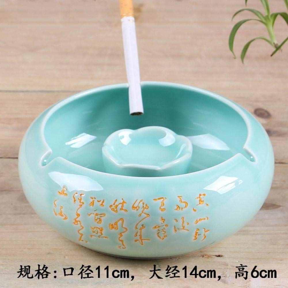 Ashtray for Ashtray Ceramic Home Living Room with Smoke Extinguisher Creative Personality Large Ashtray-Jin Shiqing