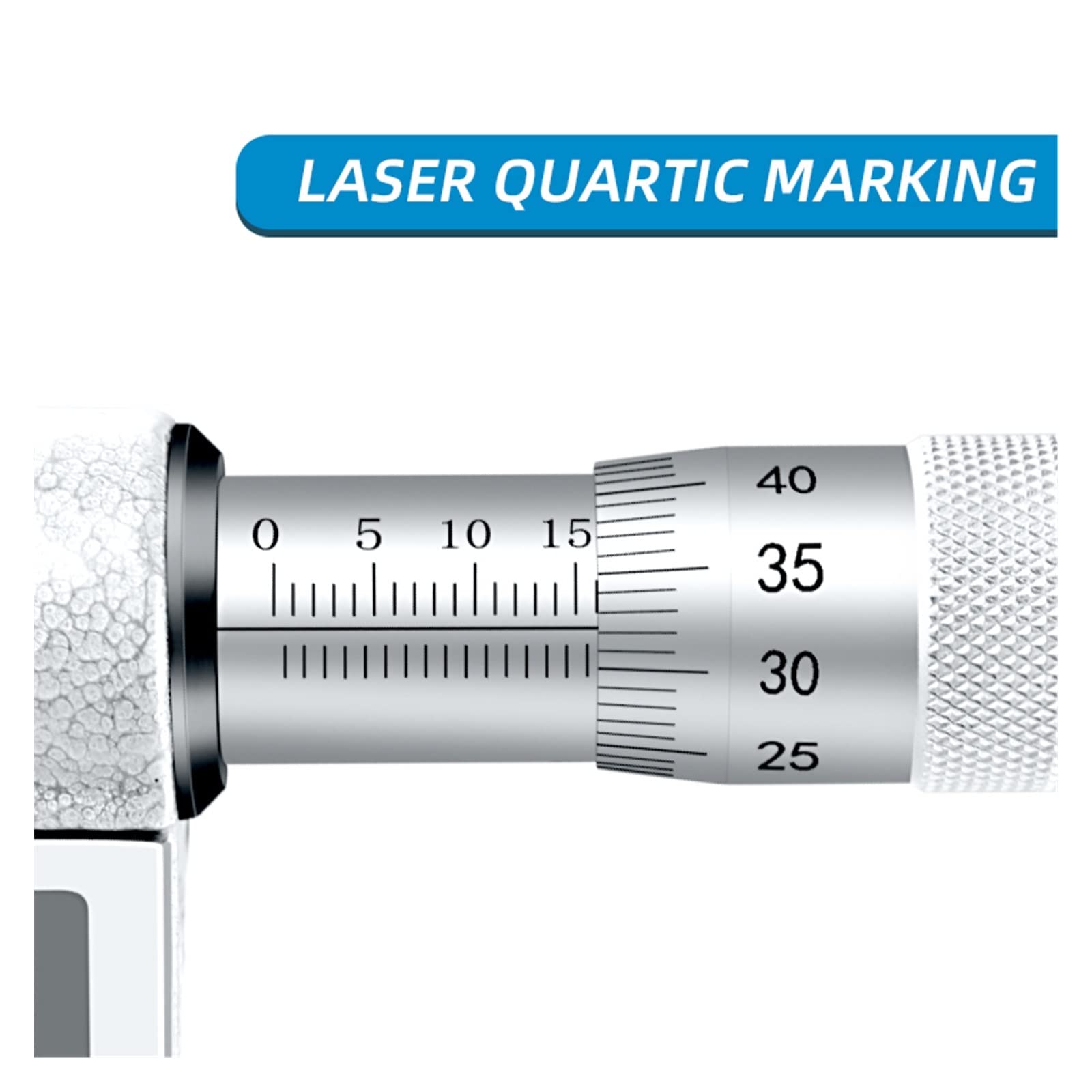 Digitale Bügelmessschraube Digitalmikrometer hoher Präzisions-Außendurchmesser Wandstätte 0,001 wasserdichte elektronische 0-25-50 mm(IP65 Waterproof,25-50mm)