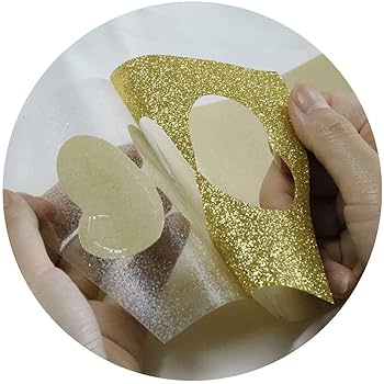 Amazon | [Mr.M] グリッターありカッティング用アイロンシート