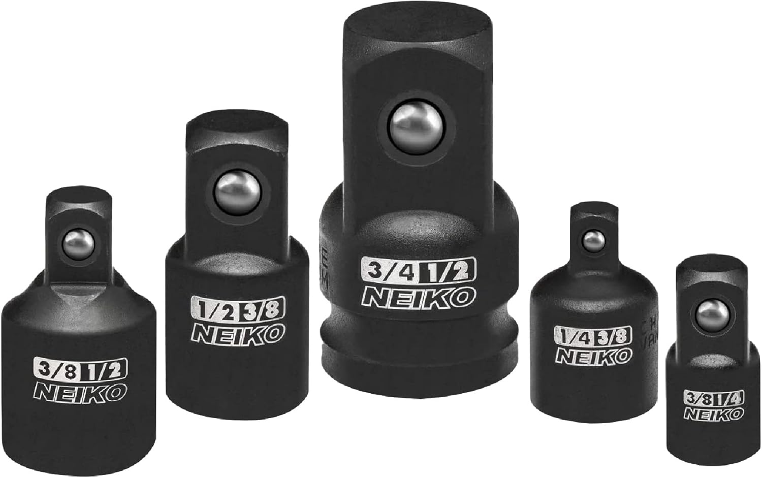 NEIKO 30249A 5 Piece Impact Socket Adapter Set