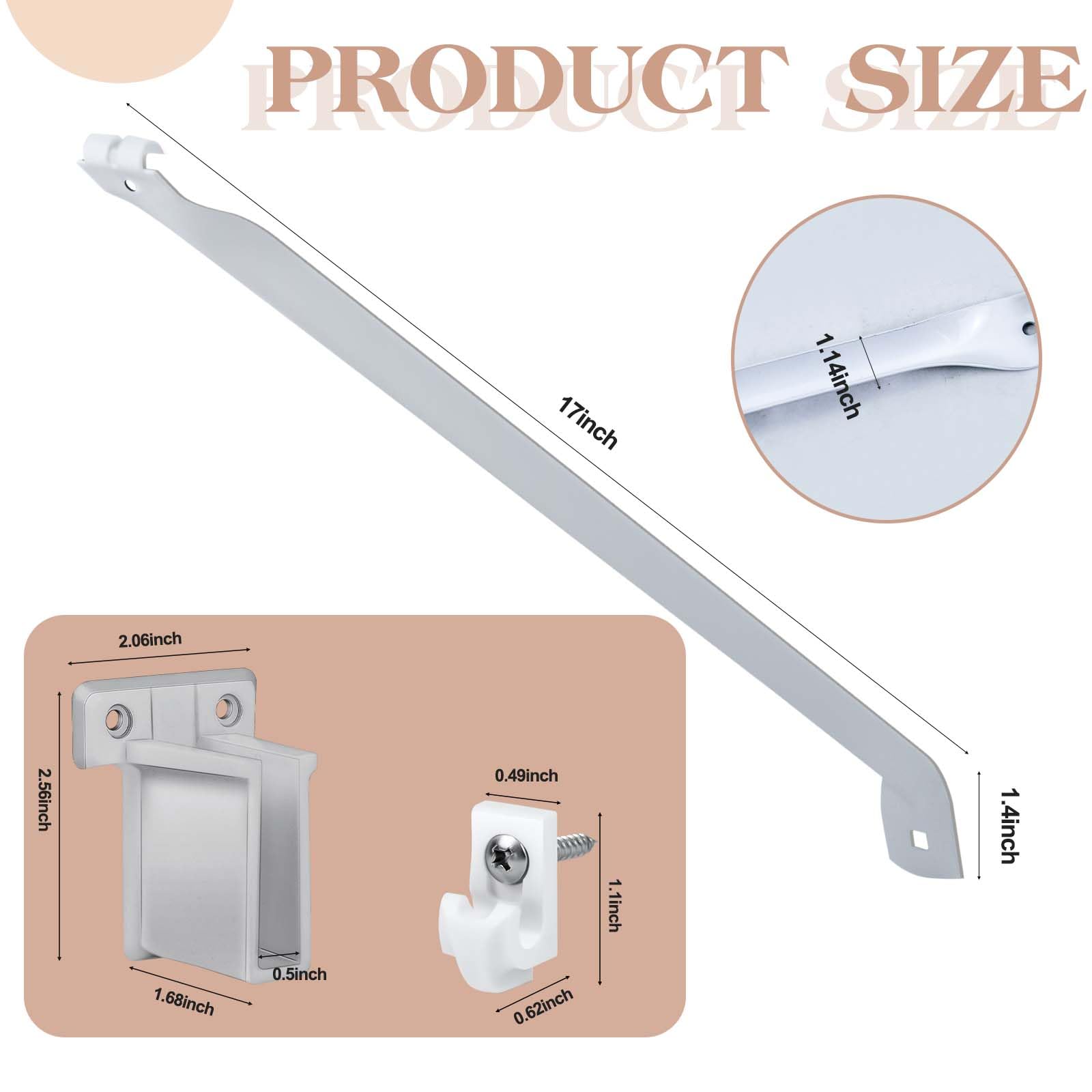 Lee Rowan Shelving Parts Closet Maid 12-Inch Support Brackets For Wire Shelving, White,12-pack Closetmaid Brackets Lee Rowan Shelving Parts Closet Maid 12-Inch Support Brackets For Wire Shelving, White,12-pack Closetmaid Brackets