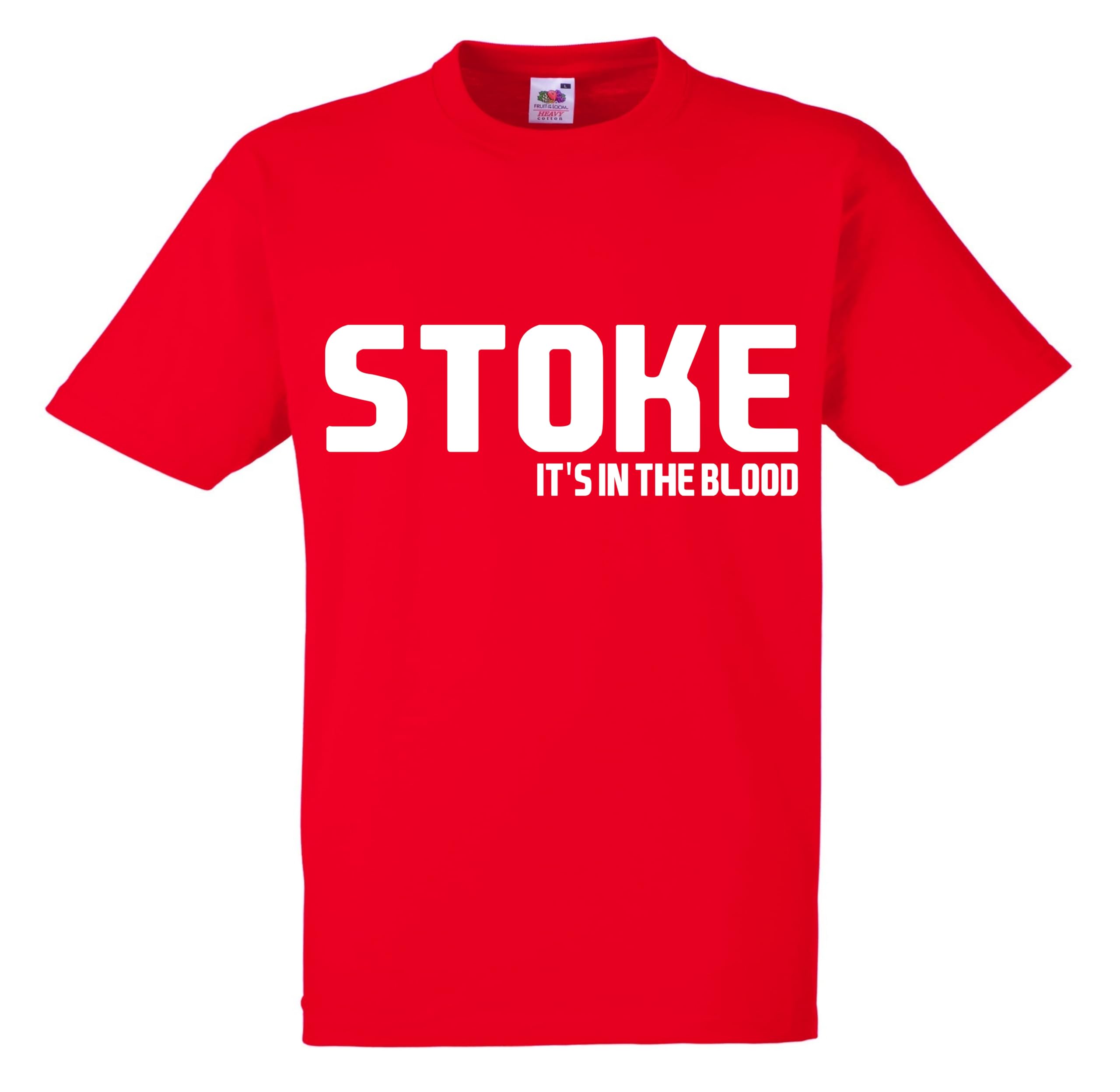 It's in The Blood Stoke Tshirt top Football Gift Premium Clothing Black