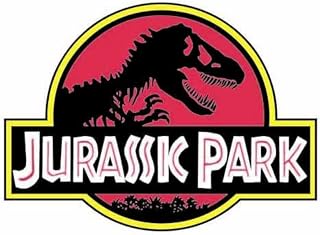 Jurassic Park Vinyl - Sticker Graphic - Auto, Wall, Laptop, Cell, Truck Sticker for Windows, Cars, Trucks