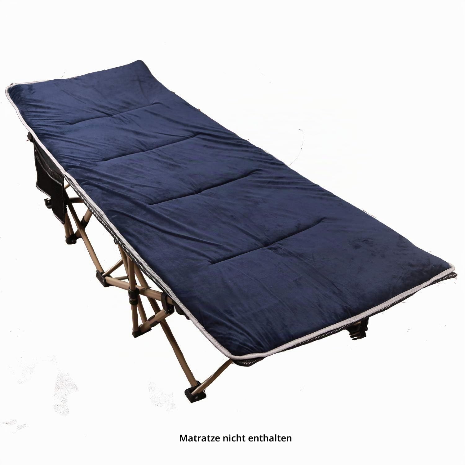 REDCAMP Feldbett Campingbett Kappbar, Max Statische Belastbarkeit 226kg，XXL Faltbar Betten 190 x 71 x 38 cm, Campingliege for für Outdoor Camping Reisen, Grün