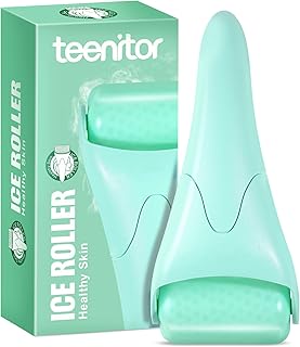 Teenitor Mint Green Ice Roller for Face and Eye Puffiness Relief & Skin Care