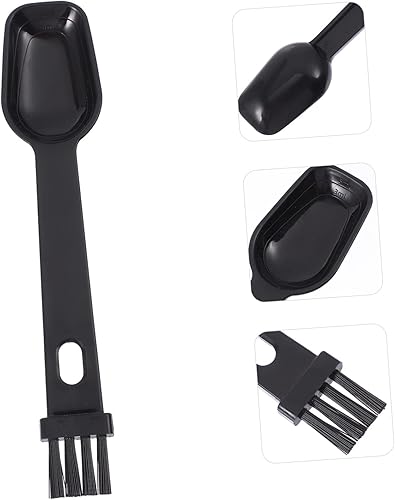 Miniatura 8 de ULTECHNOVO 12 unids cepillo de limpieza expresso café expreso cuchara café máquina herramientas de limpieza cuchara con cepillo Espresso Shot