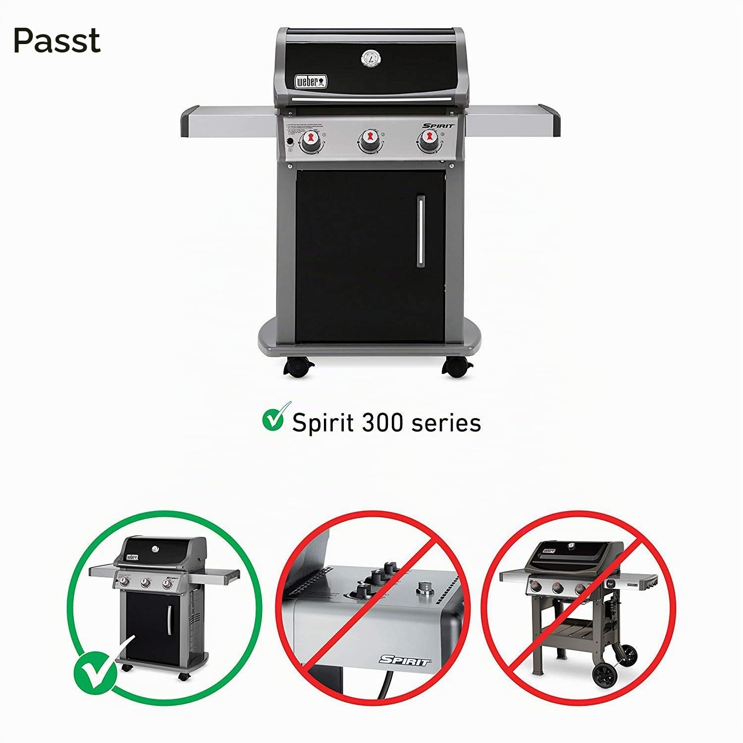 onlyfire Edelstahl Flavorizer Bars Heizplatte für Weber Spirit 300 Serie Gasgrill (Vorderes Bedienfeld)-7636