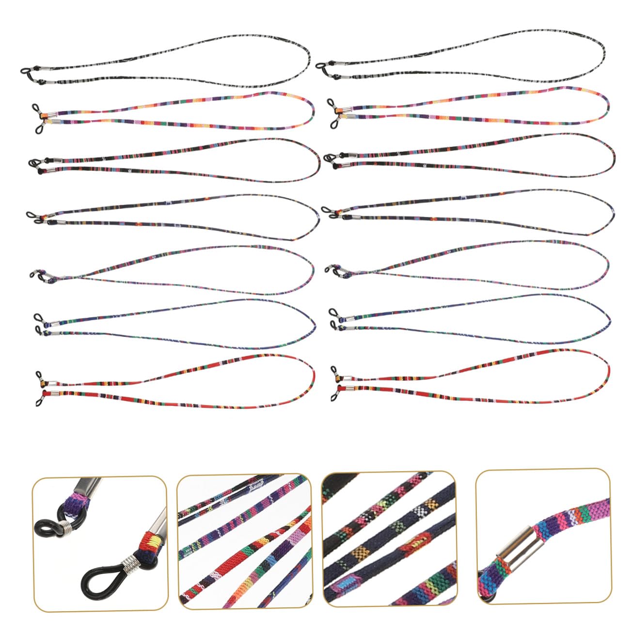 SOIMISS Gafas De Cuerda Colgador De Gafas Anti Pérdida Cadena Para Colgar Gafas Cadena Colgante Gafas Colgando Cadenas Gafas Colgando Cuerda Poliéster Algodón