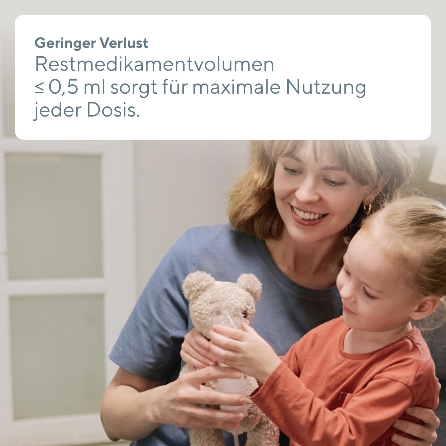B.Well Swiss Kompressor-Inhalator MED-111, Medizinisch effiziente Atemtherapie, Einstellbarer Vernebler-Inhalator für Babys, Kinder und Erwachsene, Schweizer Qualität, Mit 2 Masken und Mundstück