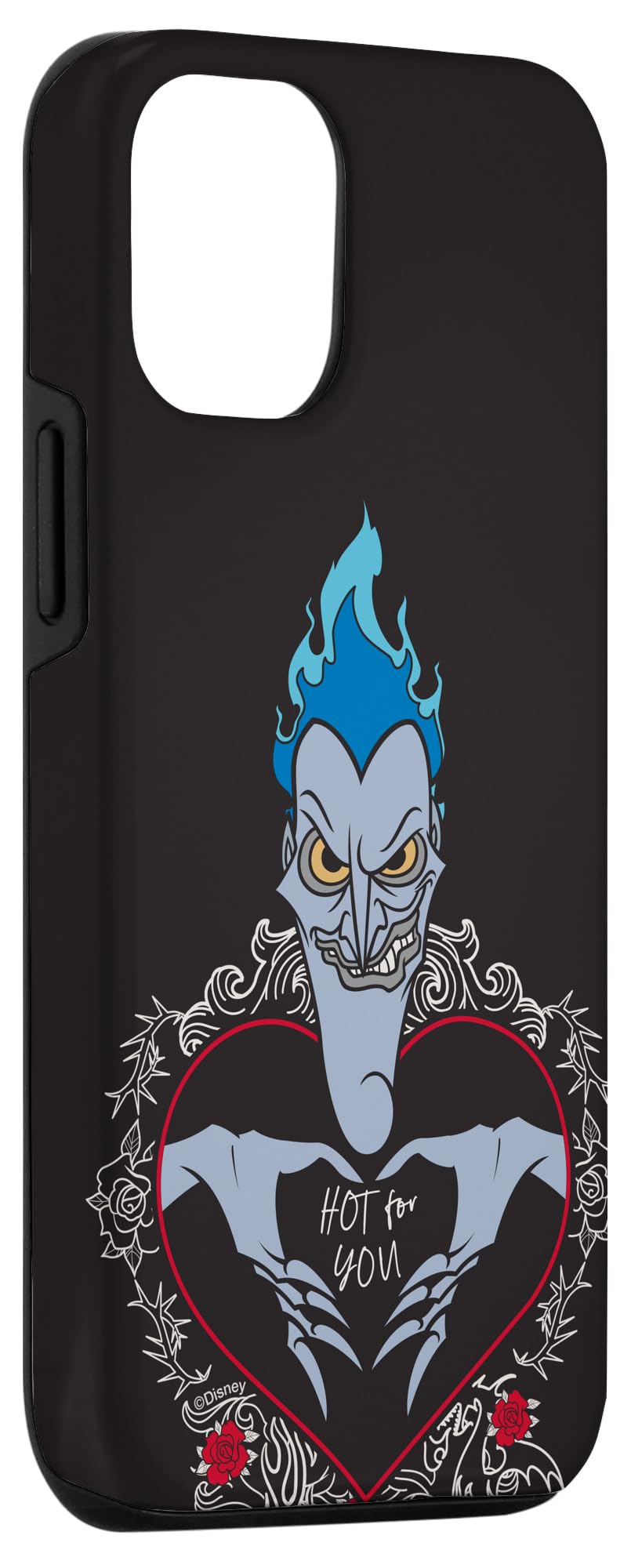 Custodia per iPhone 12/12 Pro Disney Villains Hades Hercules Hot For You San Valentino