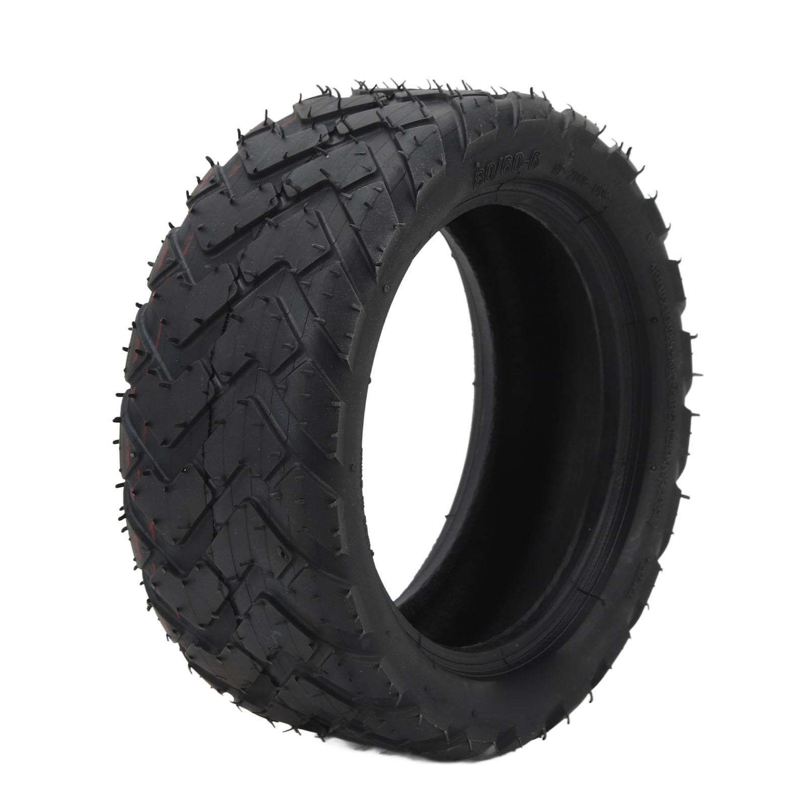BuyWeek Ruota Monopattino Pneumatico Solido per Scooter, 80/60‑6 in Gomma per Sostituzione del Pneumatici