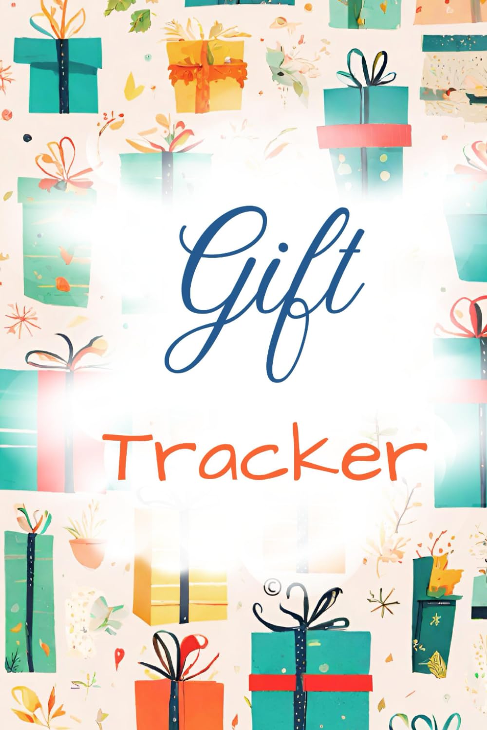 Gift Tracker: Logbook, keep track of gifts given and received. Perfect tracker for birthday presents. Gift ideas and shopping list, note taking, notebook, planner