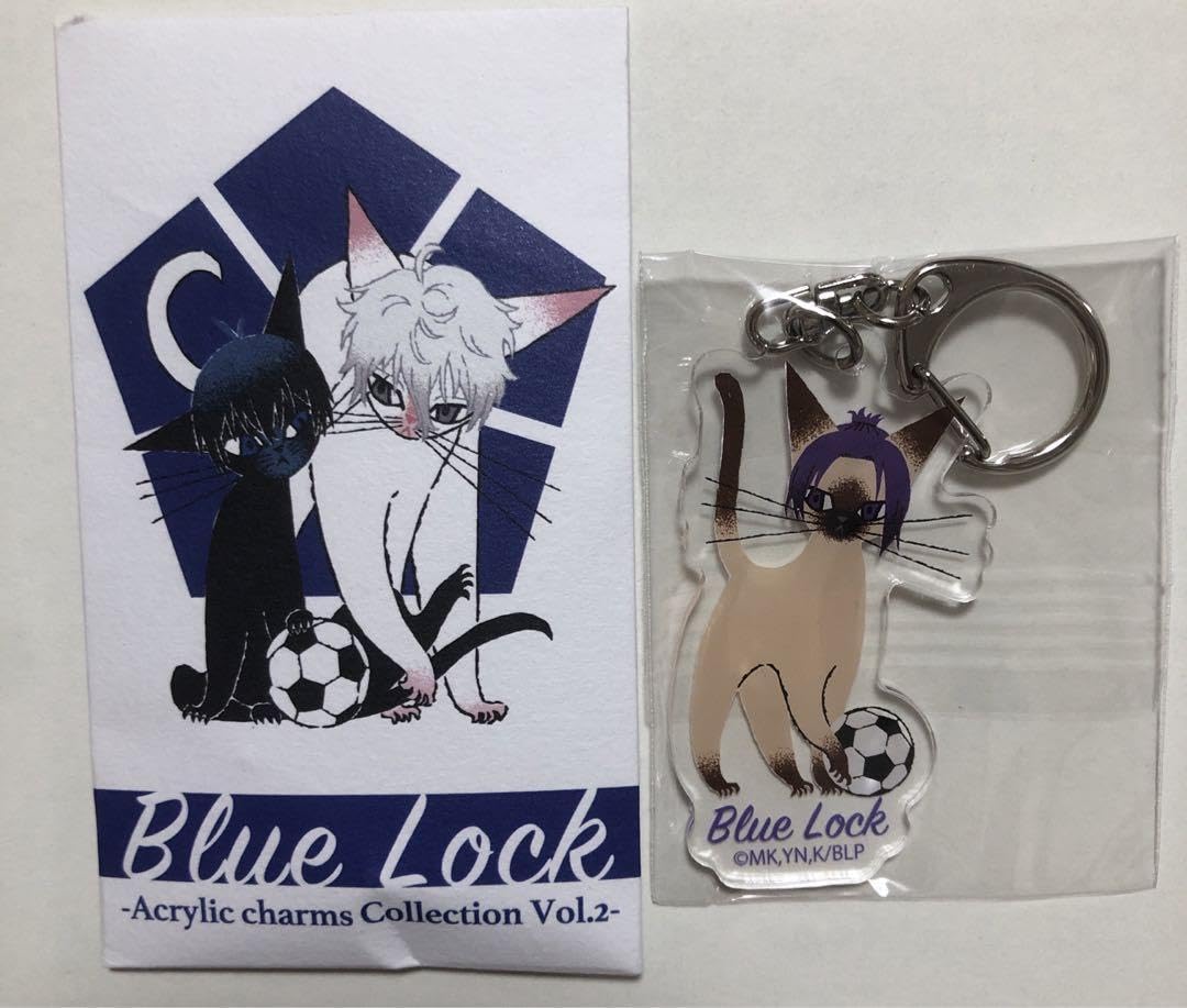 Amazon.co.jp: ブルーロック 御影玲王 レオ猫 黒ねこ意匠 アクキー