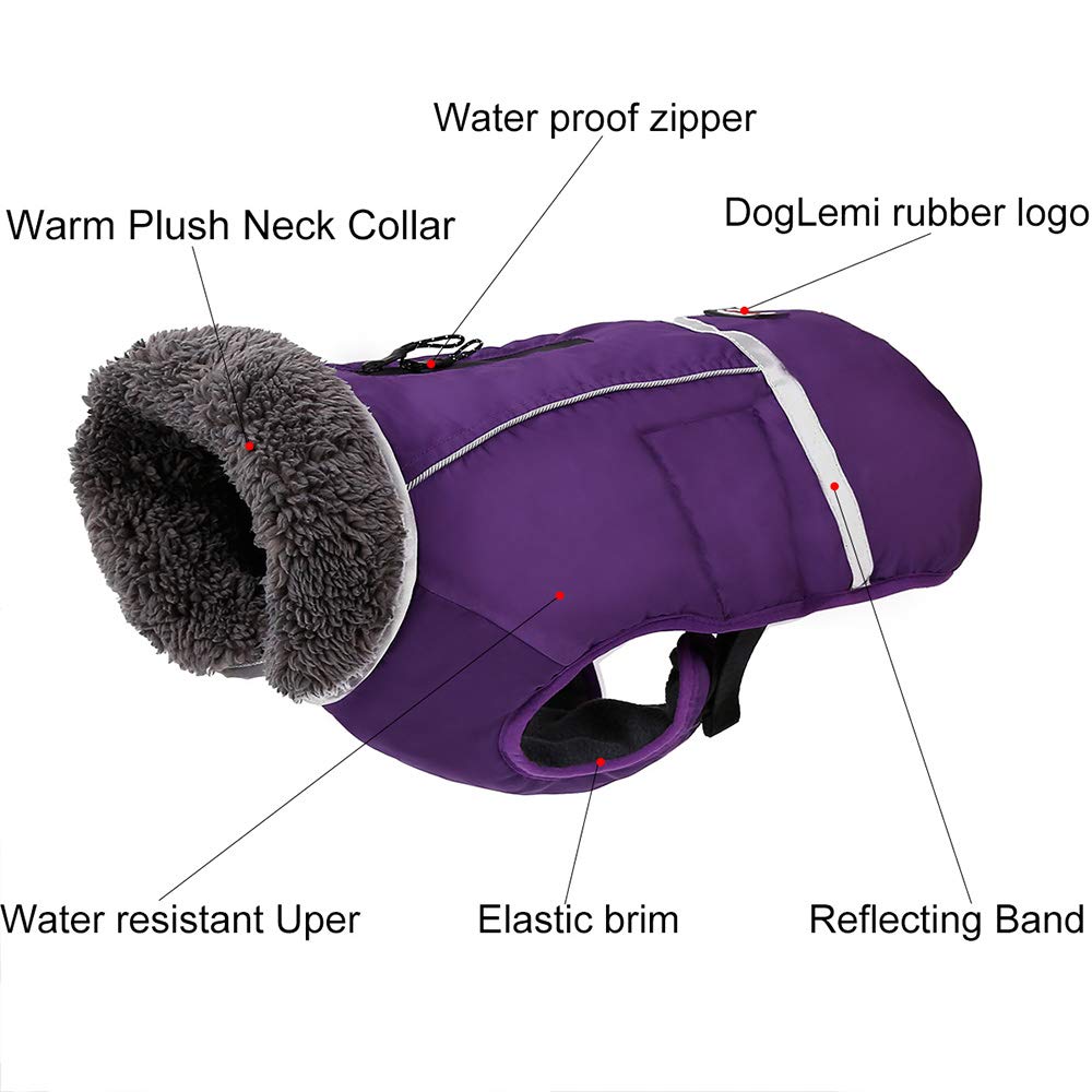 Hondenkleding For Kleine Honden Hondenjas Waterdichte Winterjas Warm Vest Hondenkleding Hondenjas Warme Winter Hondenjas Met Hondentuig For Kleine, Middelgrote En Grote Honden (Color : A, Size : 4XL