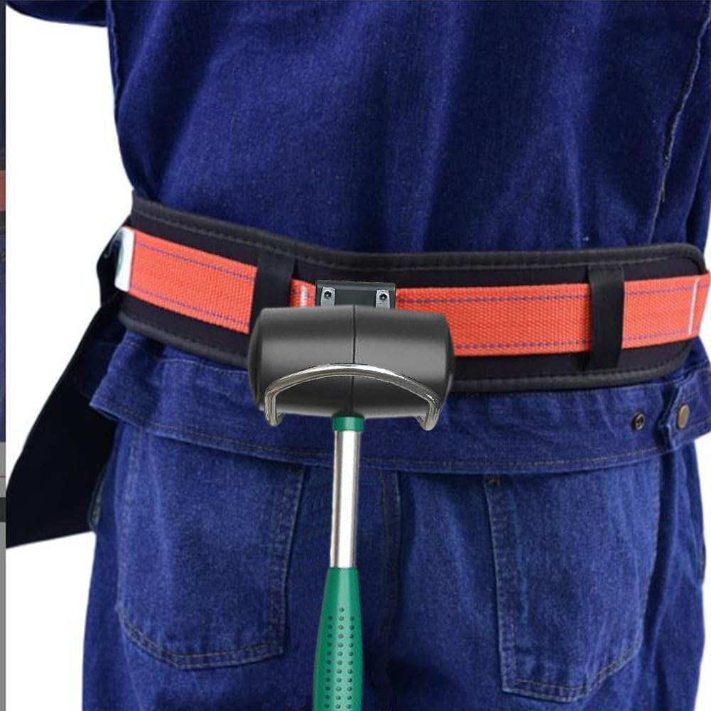 2PCS Hammer Holder，Durable Waist Hammer，Durable Hammer Clip，Hammer Holder Loop，for Hammers, Axes, Etc.