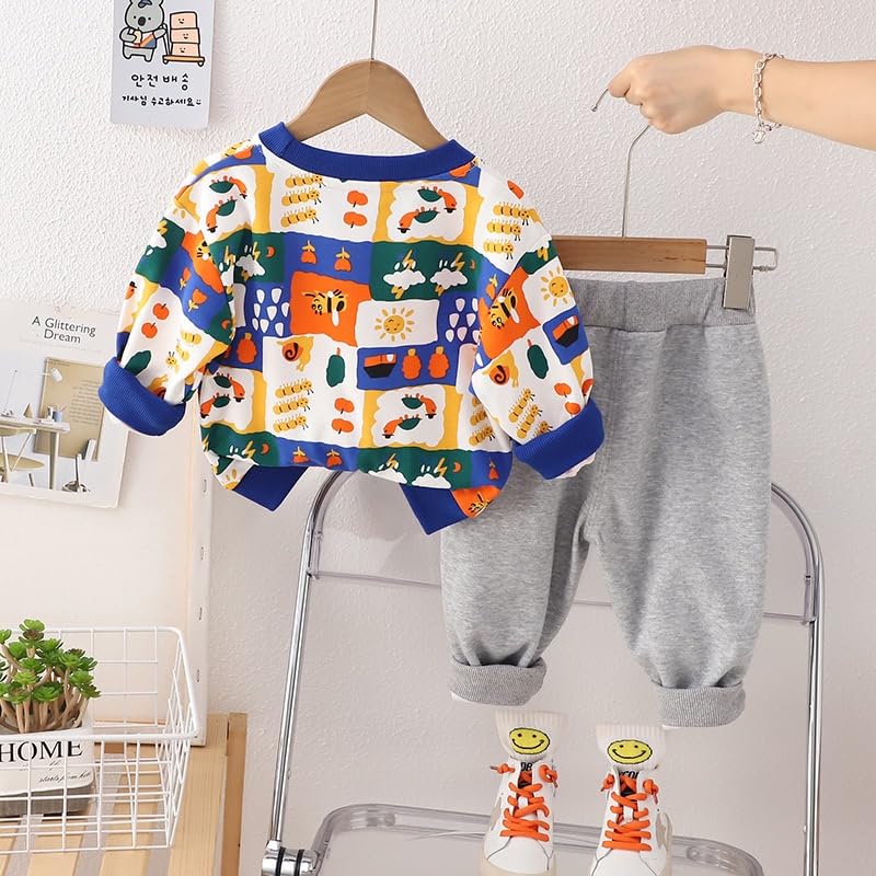 Image of Googo Gaaga Boy's Cotton Printed T-Shirt With Shorts Clothing Set