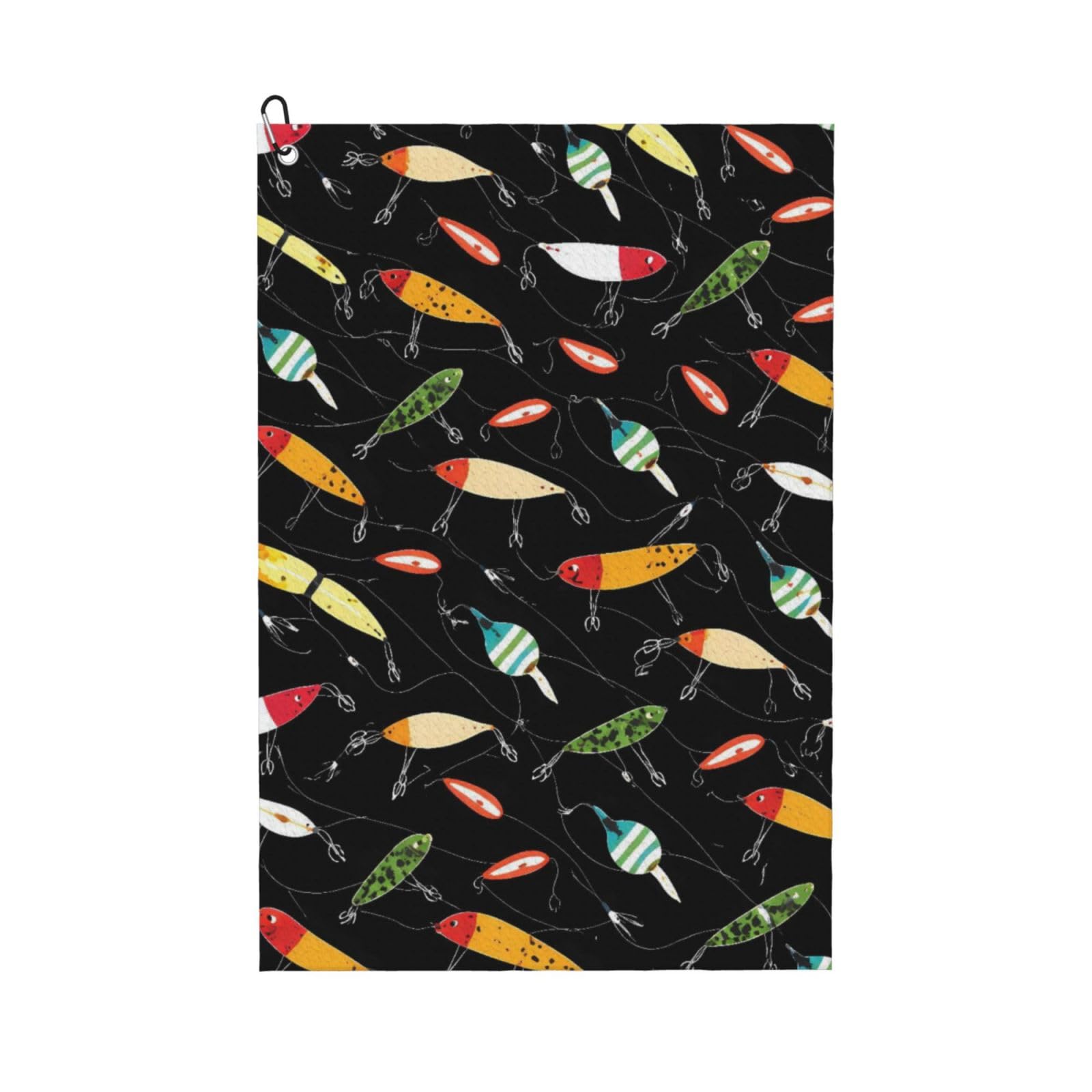BSDFGSDD Fishing Lure Golf Towel 24 x 16 inches