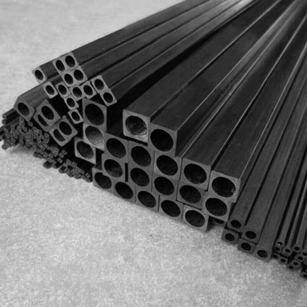 2pcs/4pcs Carbon Fiber Square Tube For RC Model Accessories L 500mm Outer Diameter 2mm 2.5mm 3mm 4mm 5mm 6mm 8mm 10mm Multi-Size (Color : 2pcs 10X10X4.5MM 500)