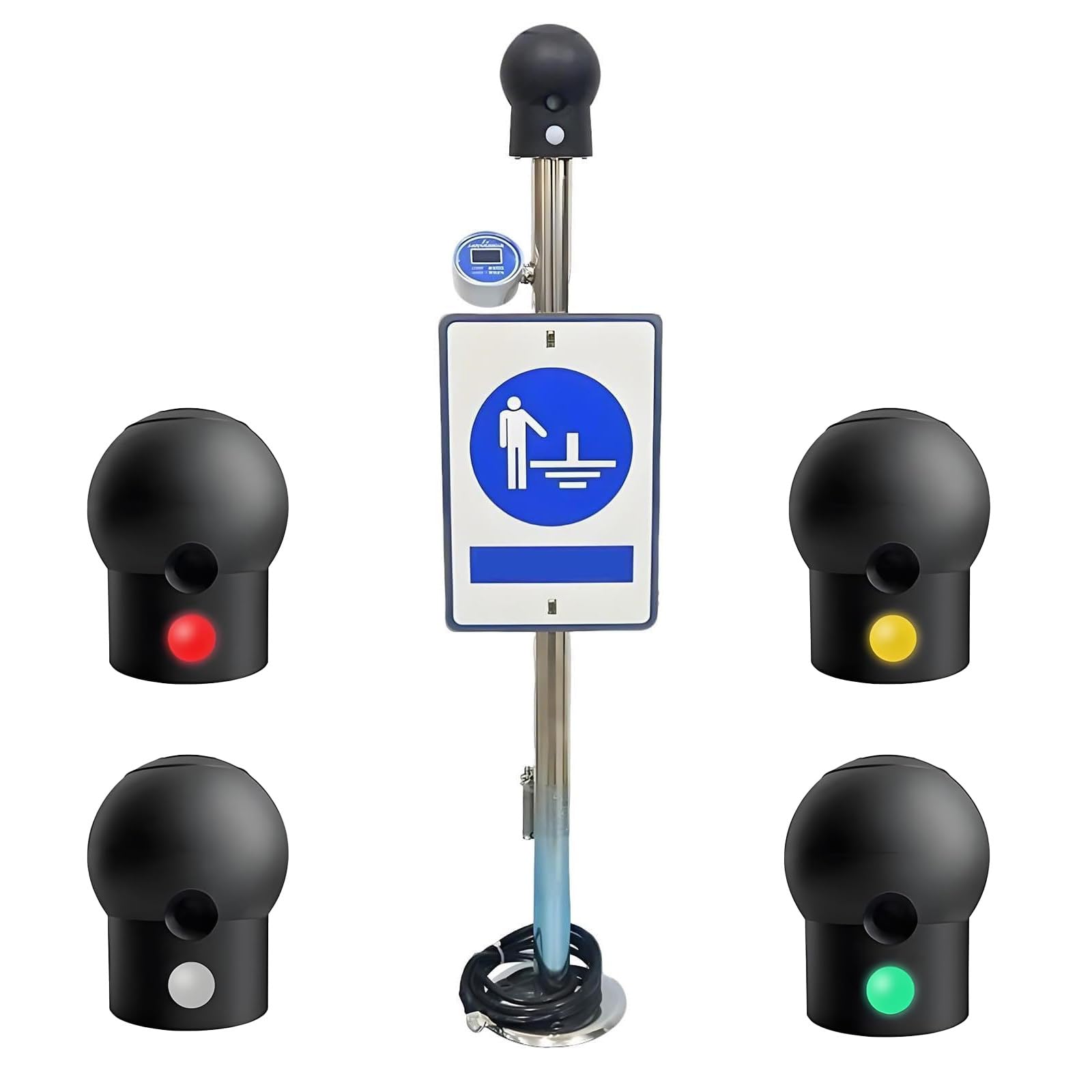 Éviter les étincelles en station service grâce à la boule de décharge électrostatique