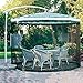 Produktbild QAQWER Gartenschirm Moskitonetz Sonnenschirme Tischschirm Abdeckung Sonnenschirm Fliegennetz Gartenschirm Moskitonetz Mit Reißverschluss 300 X 230 cm