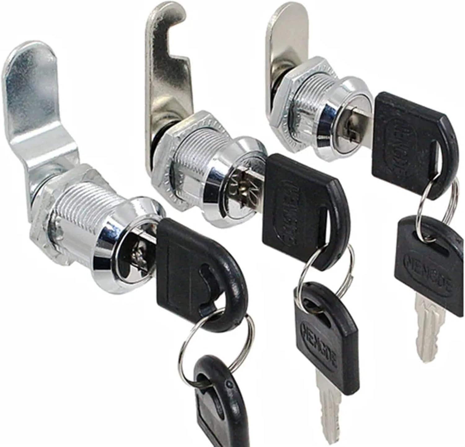 Cerradura De Cilindro Universal Safe CAM 16/20/25/30mm con Llaves Cerraduras De Lengüeta Cajón De Archivador De Buzón, 30mm