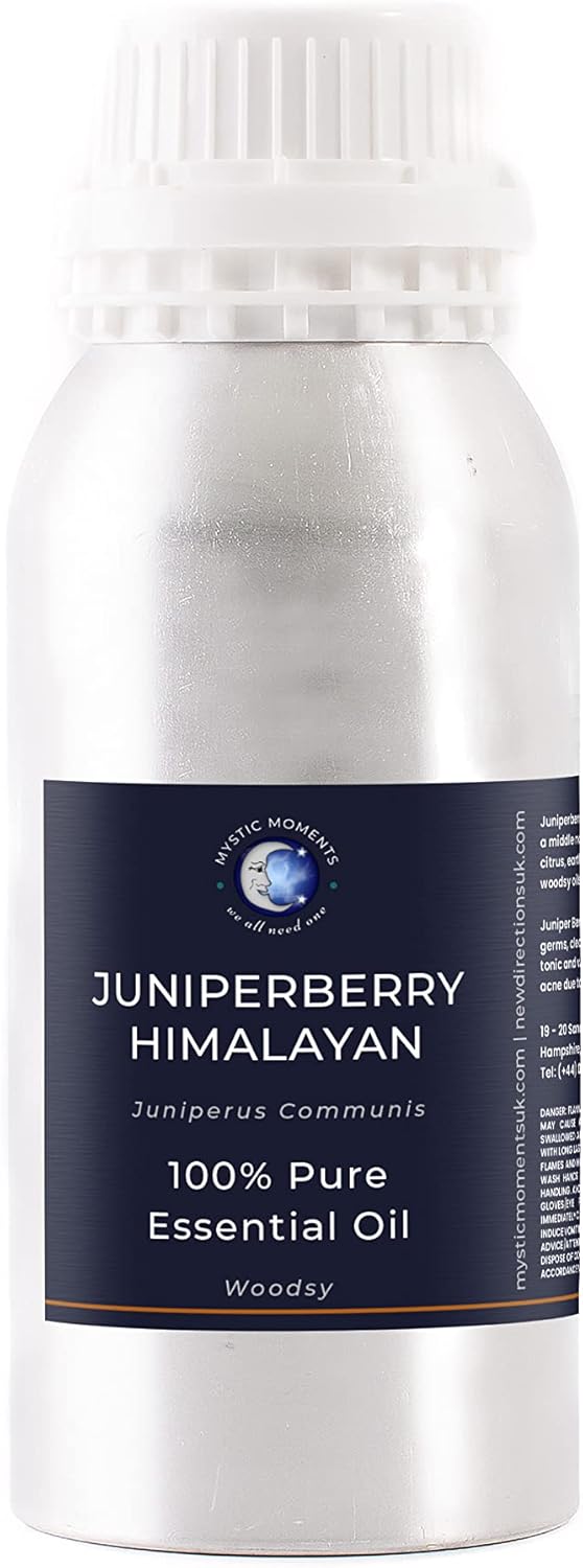 Mystic Moments | Juniper Berry Himalayan Essential Oil 1Kg | Juniperus communis | 100% Pure Aromatherapy Oil for Diffusers & Fresh Home Ambience | Crisp Woody Scent