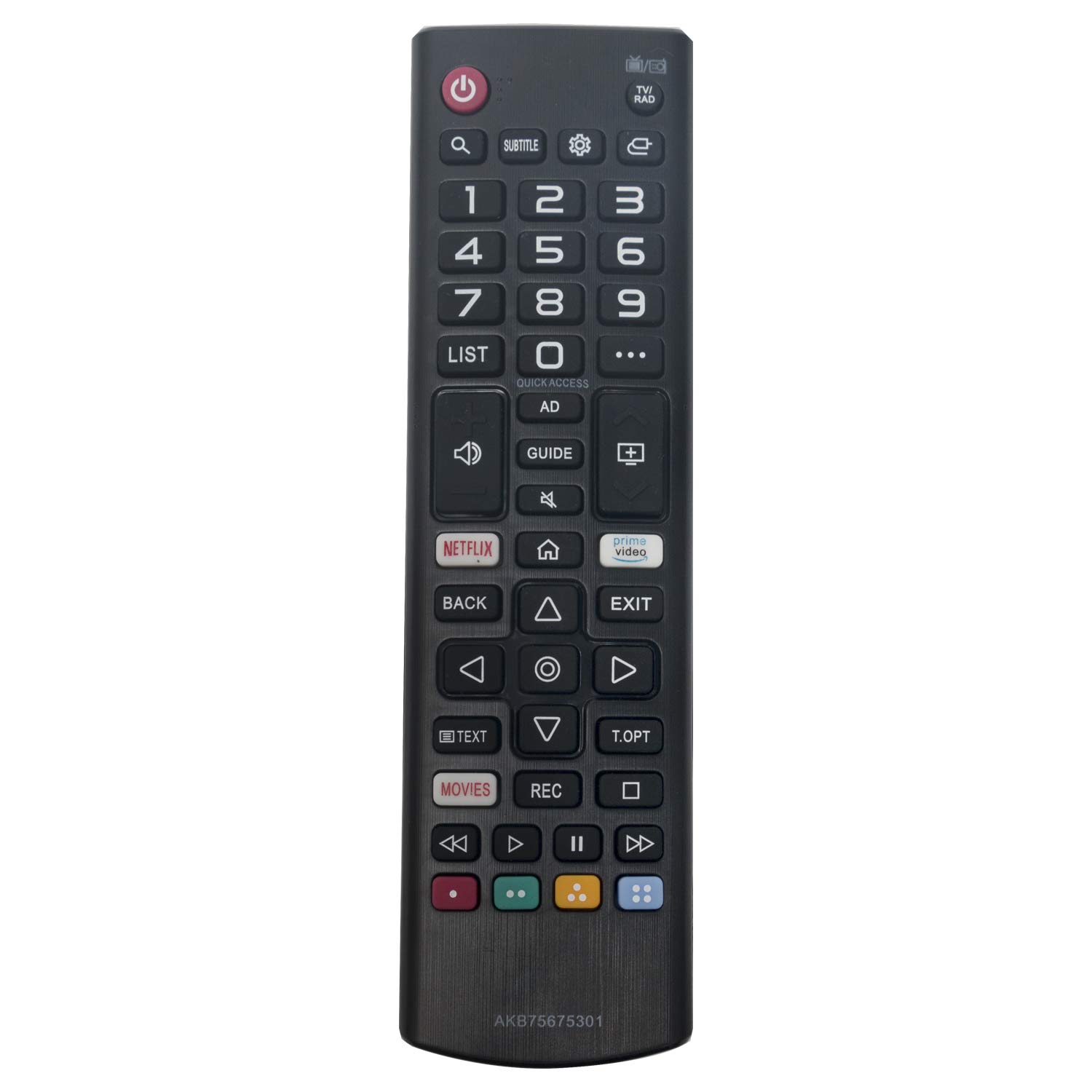 VINABTY AKB75675301 Telecomando per LG TV 2018 2019 UHD 4K TV 32LM630B 43LM6300 43UM7000 43UM71007 43UM7100 43UM7390 43UM7400 49UM7000 49UM71007 49UM7100 49UM7390 49UM7400