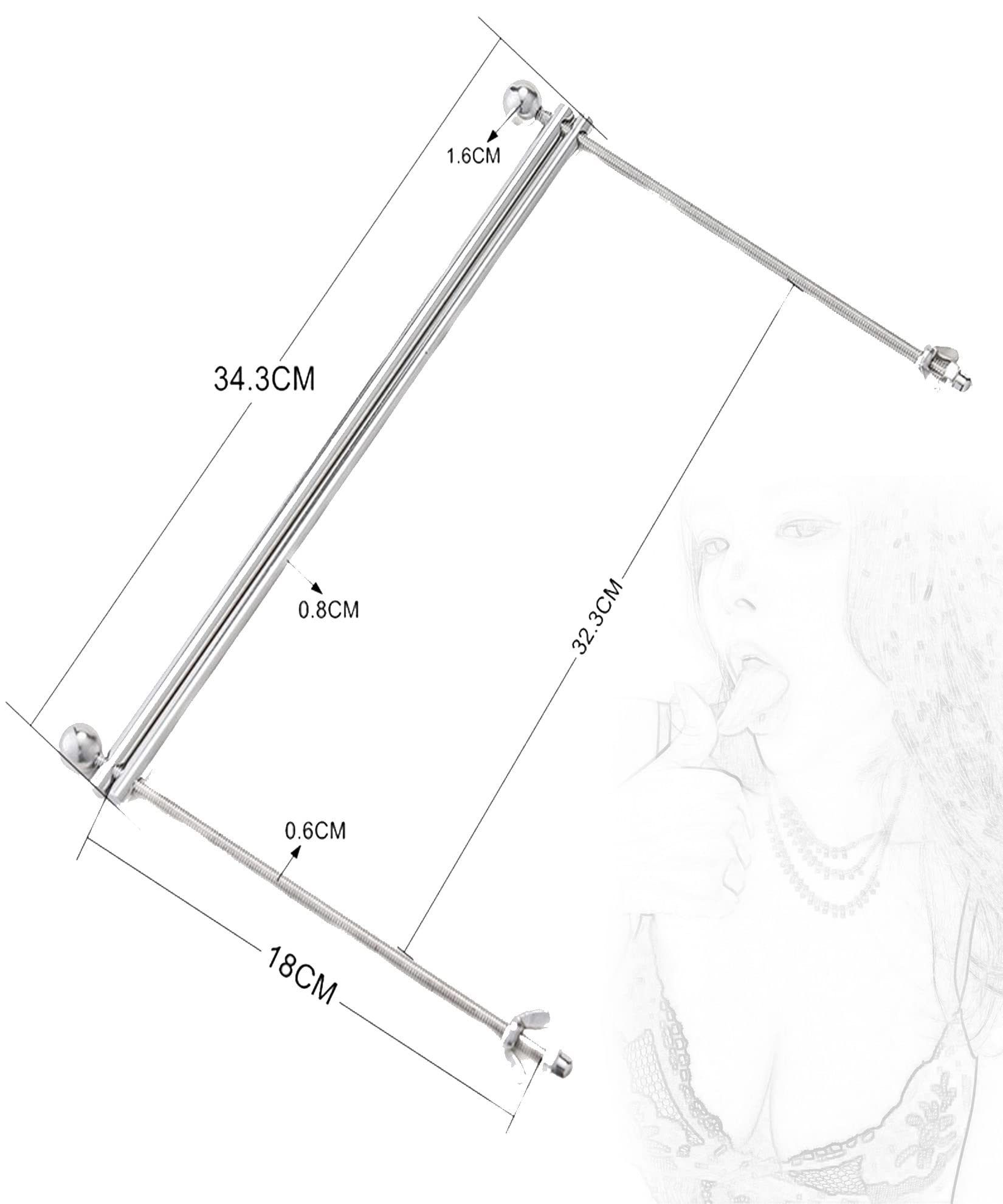 Bondage Fetish Morsetto Per Seno Femminile E Cremagliera Stimolatore Del Seno Morsetti Per Capezzoli Schiavo Morsetti Per Capezzoli Barra Di Divaricamento Bondage Gogna Del Seno Tortura